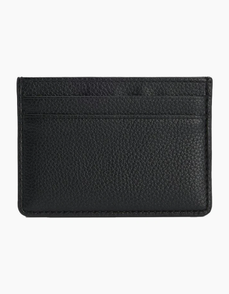 BOSS Ray N Faux Leather Card holder, Black
