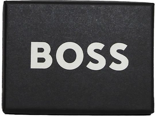 BOSS Ray N Faux Leather Card holder, Black