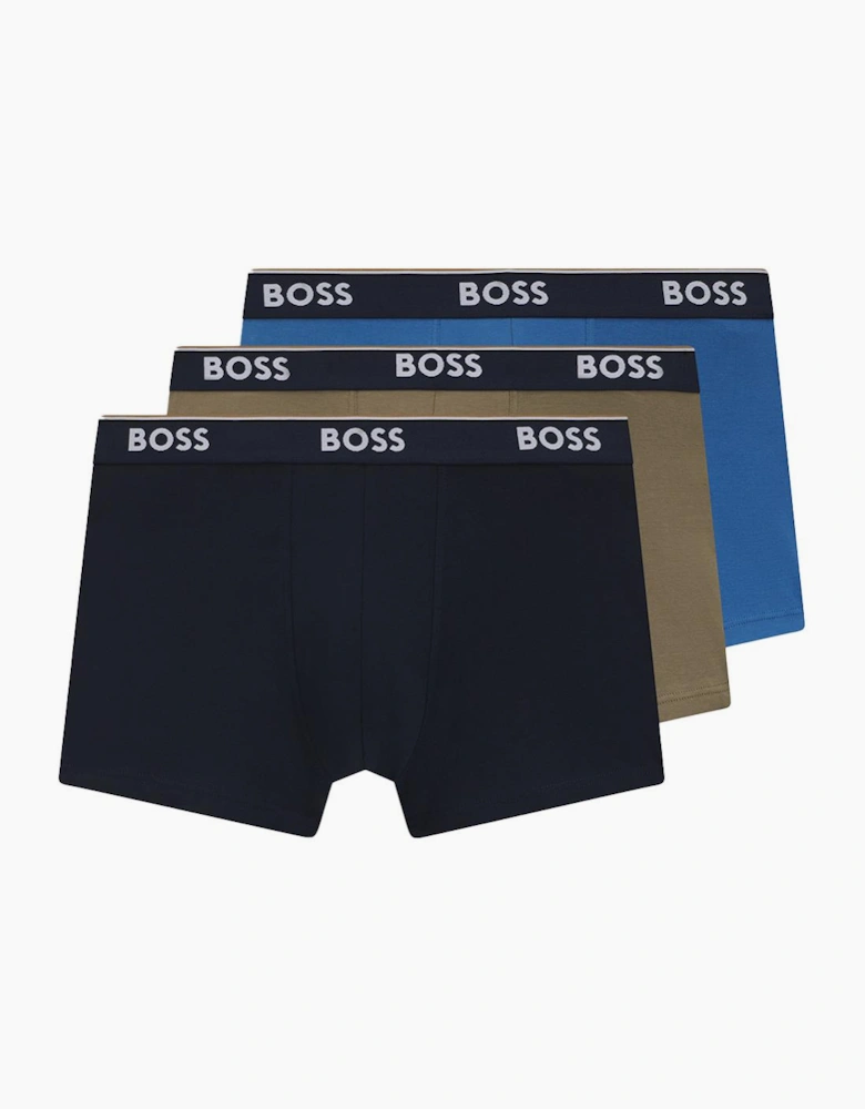 BOSS Trunk 3-Pack Power, Brown/Blue/Black