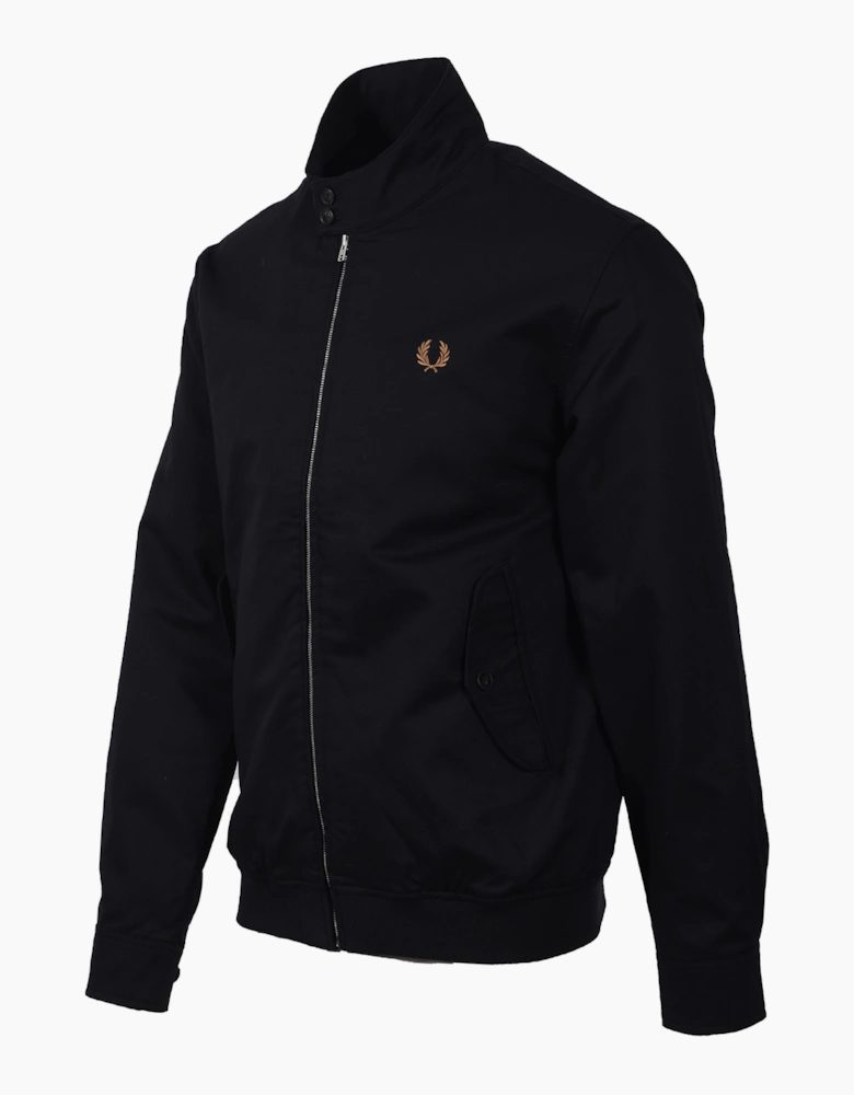 TWILL HARRINGTON JACKET BLACK