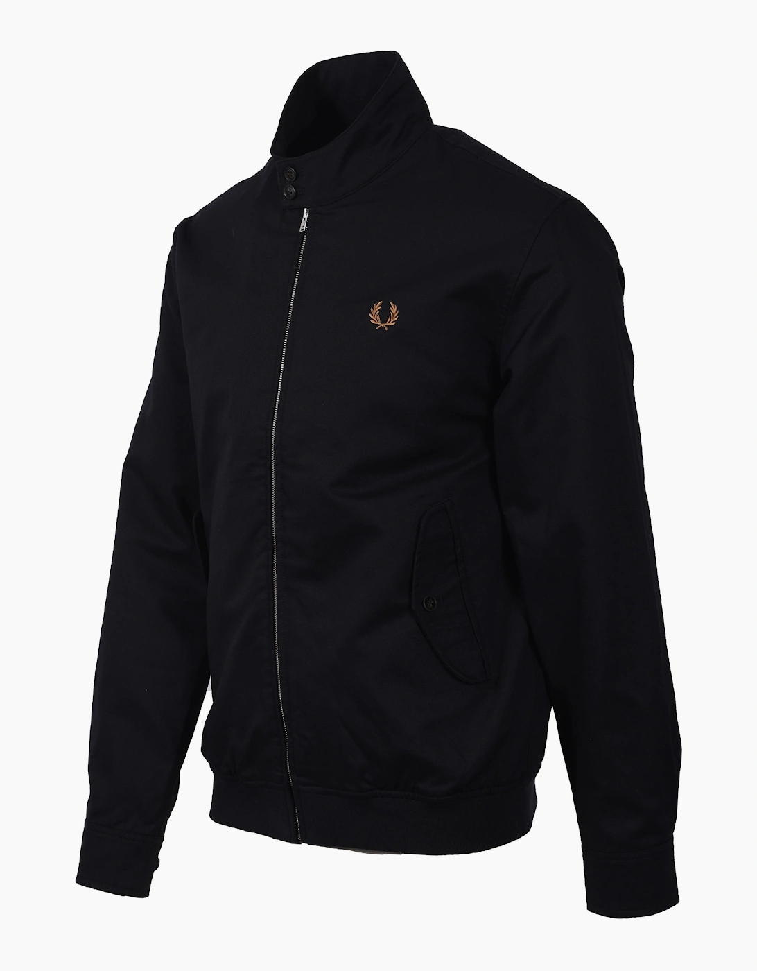TWILL HARRINGTON JACKET BLACK