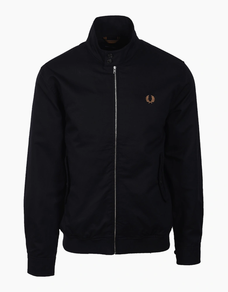 TWILL HARRINGTON JACKET BLACK