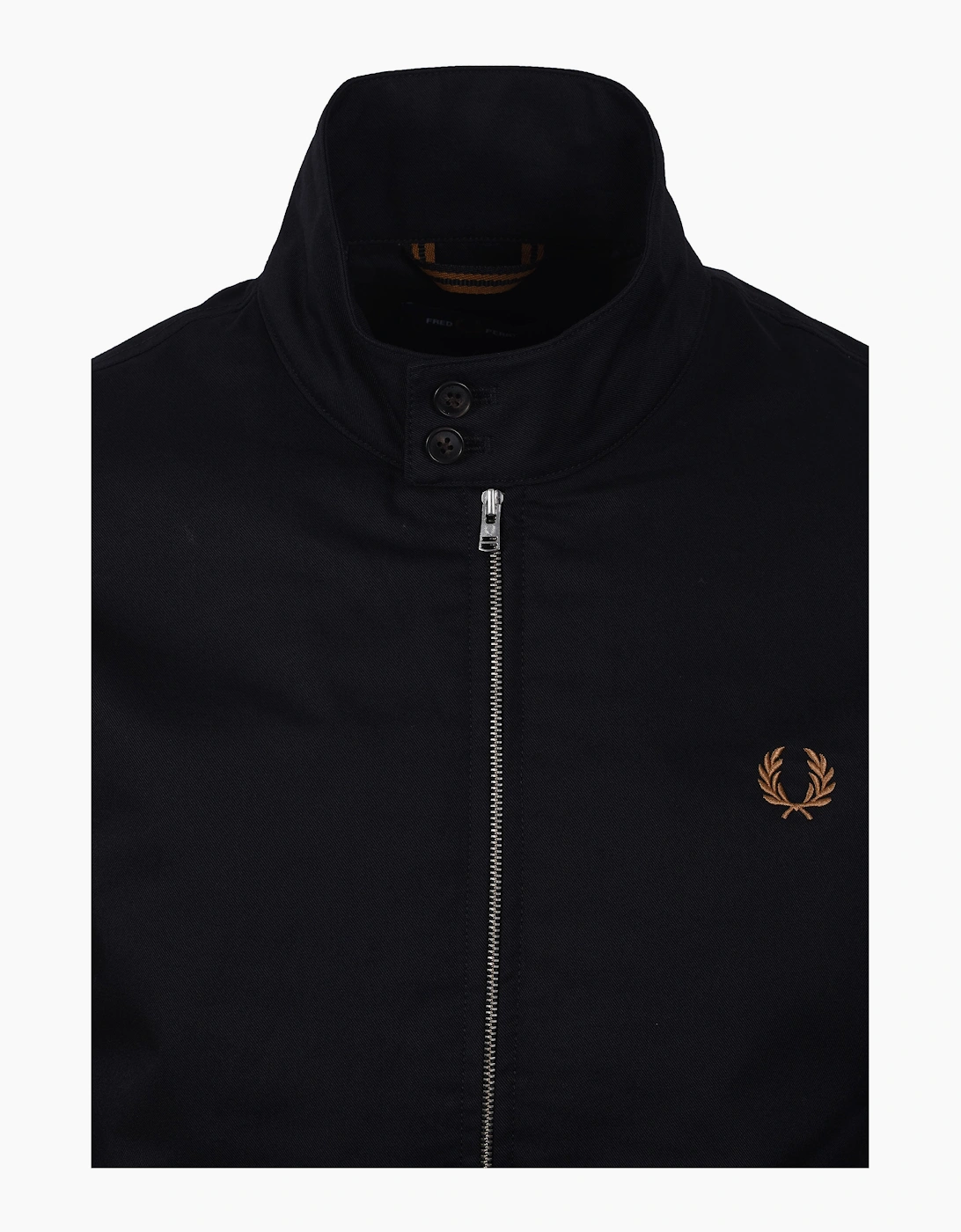 TWILL HARRINGTON JACKET BLACK