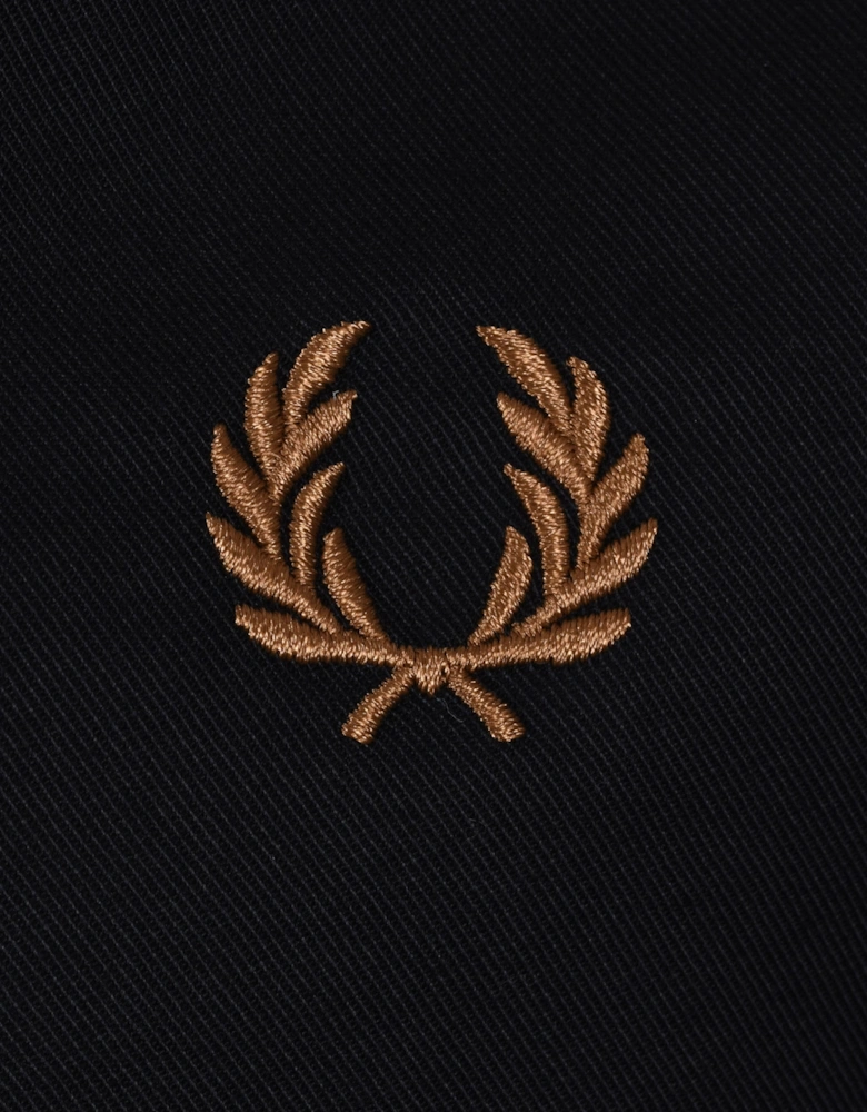 TWILL HARRINGTON JACKET BLACK