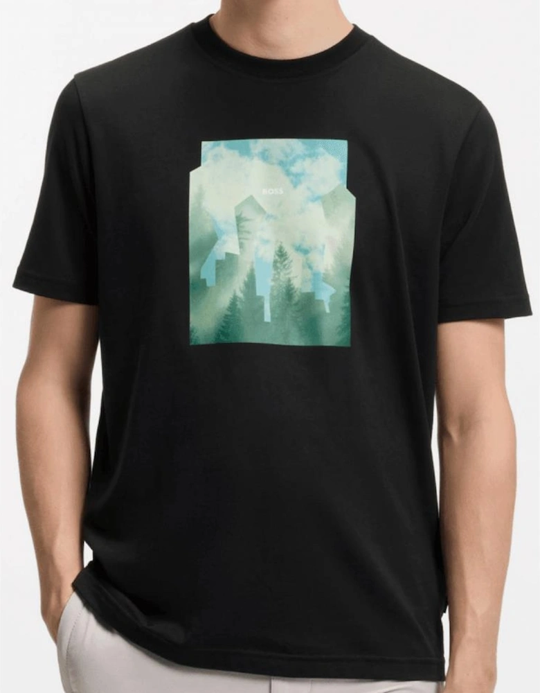 Te_Cover City Logo Black T-Shirt