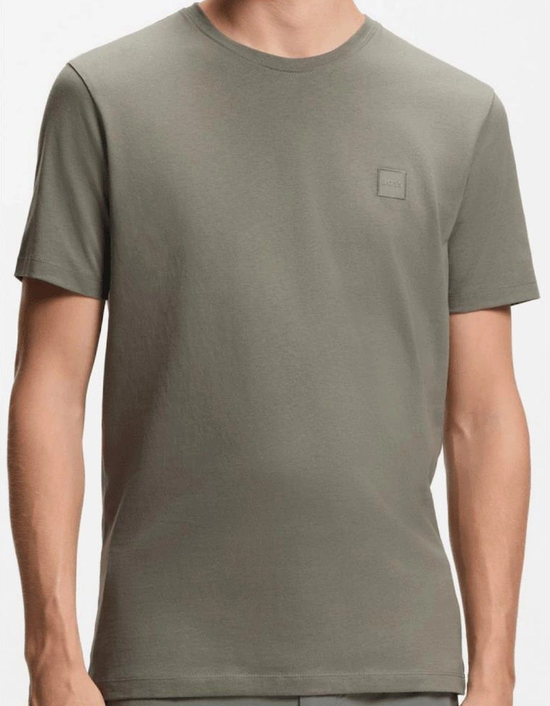 Tales Cotton Relaxed Fit Grey/Green T-Shirt