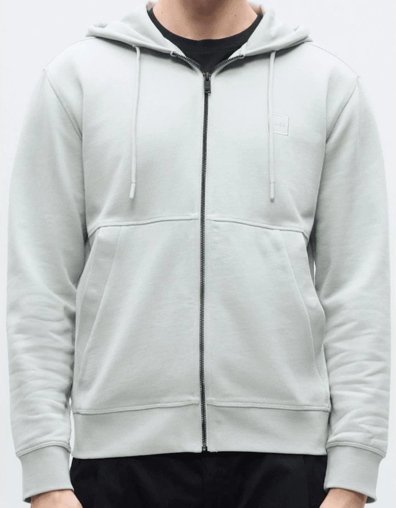 Zetalky Zip Up Hooded Pastel Grey Tracksuit