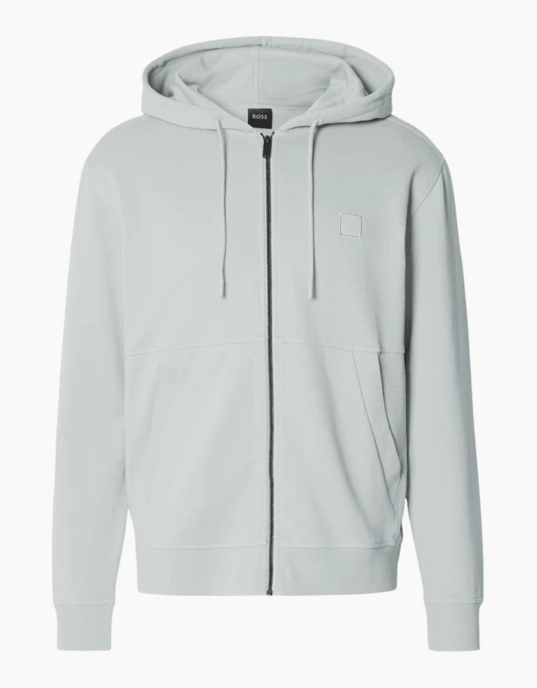 Zetalky Zip Up Hooded Pastel Grey Tracksuit