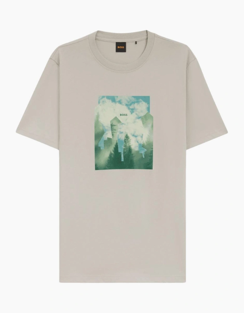 Te_Cover City Logo Beige T-Shirt