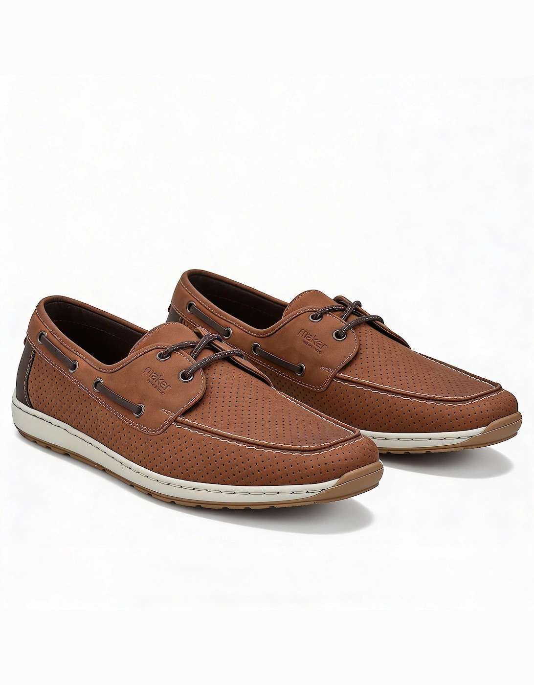 GUIDO Mens Loafer Shoes Brown