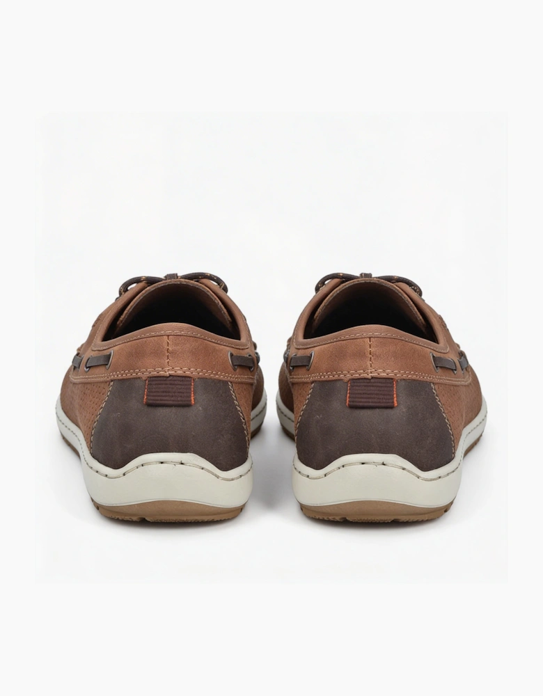 GUIDO Mens Loafer Shoes Brown