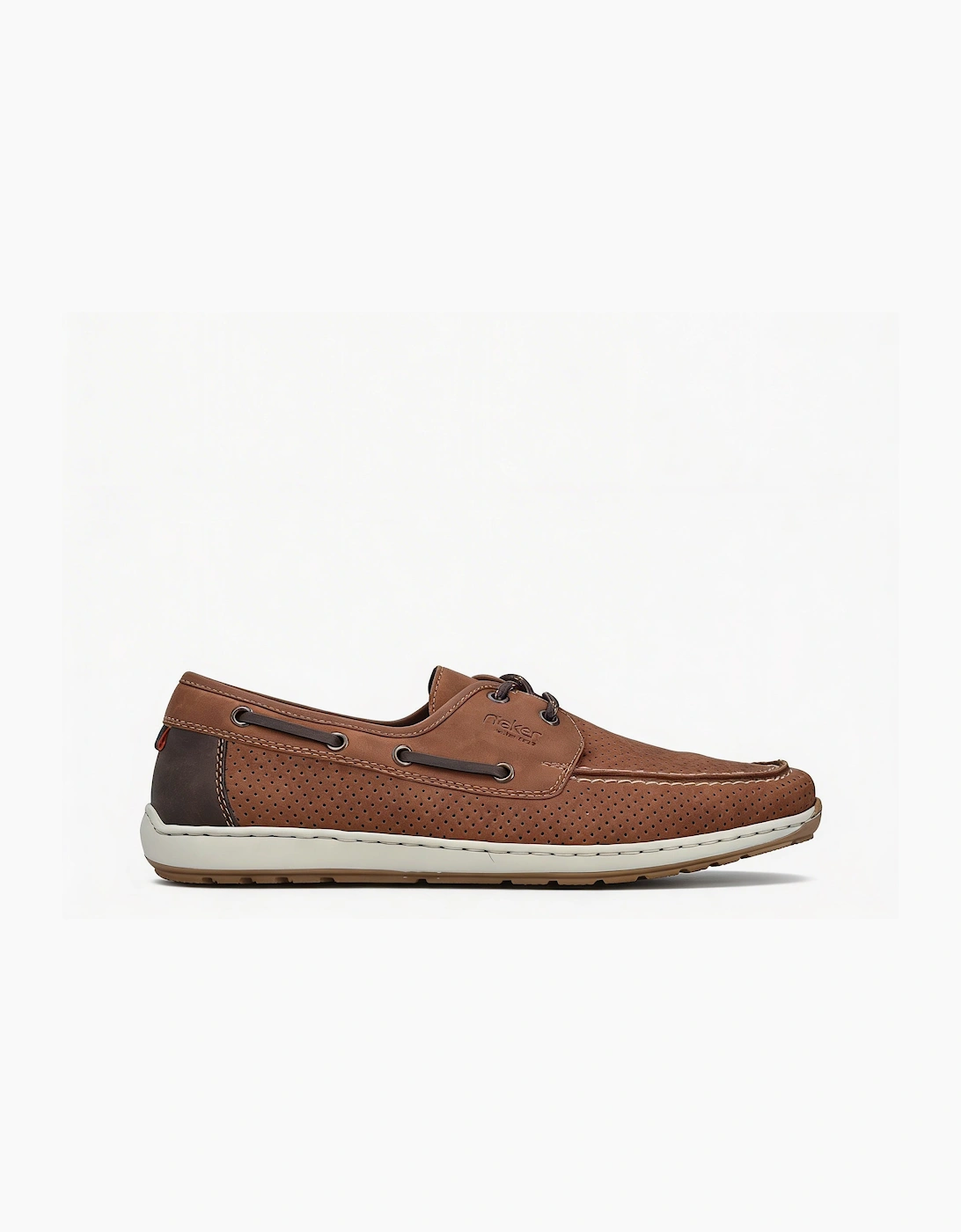 Rieker Men's Rieker 08816-24 Mens Loafer Shoes Brown - Cream