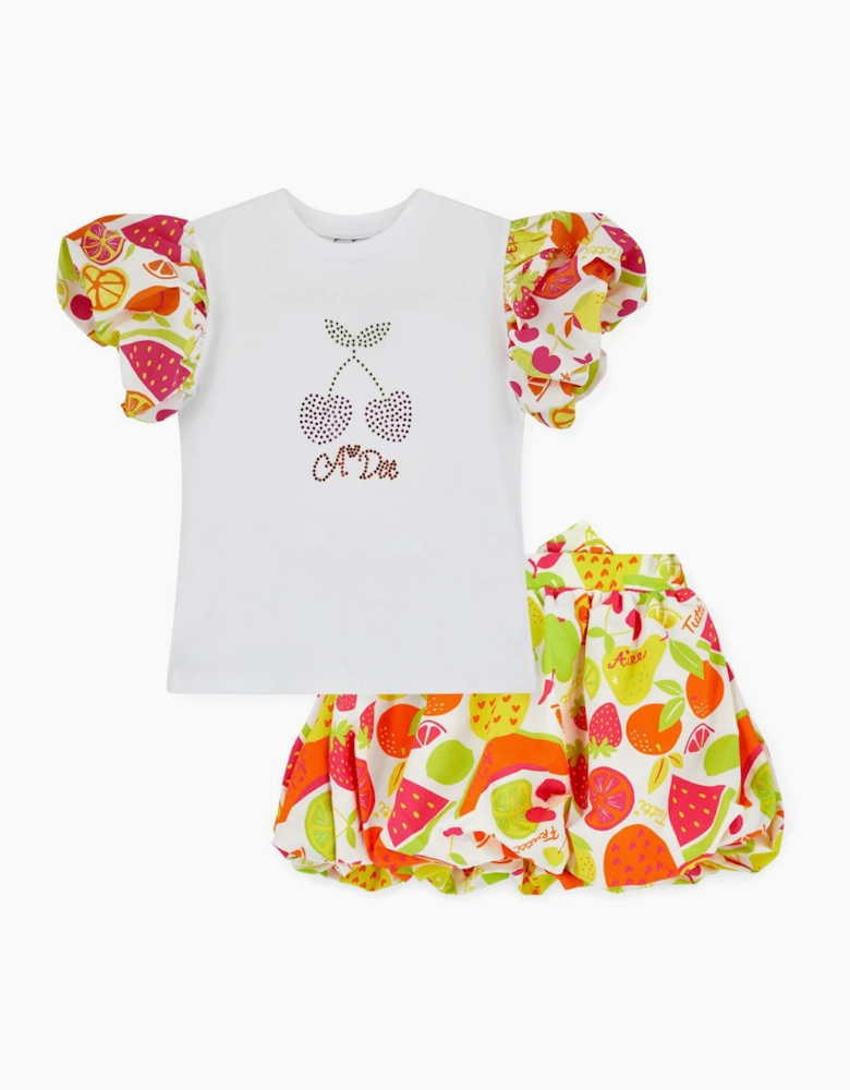 TIA TUTTI FRUITTI SKIRT SET