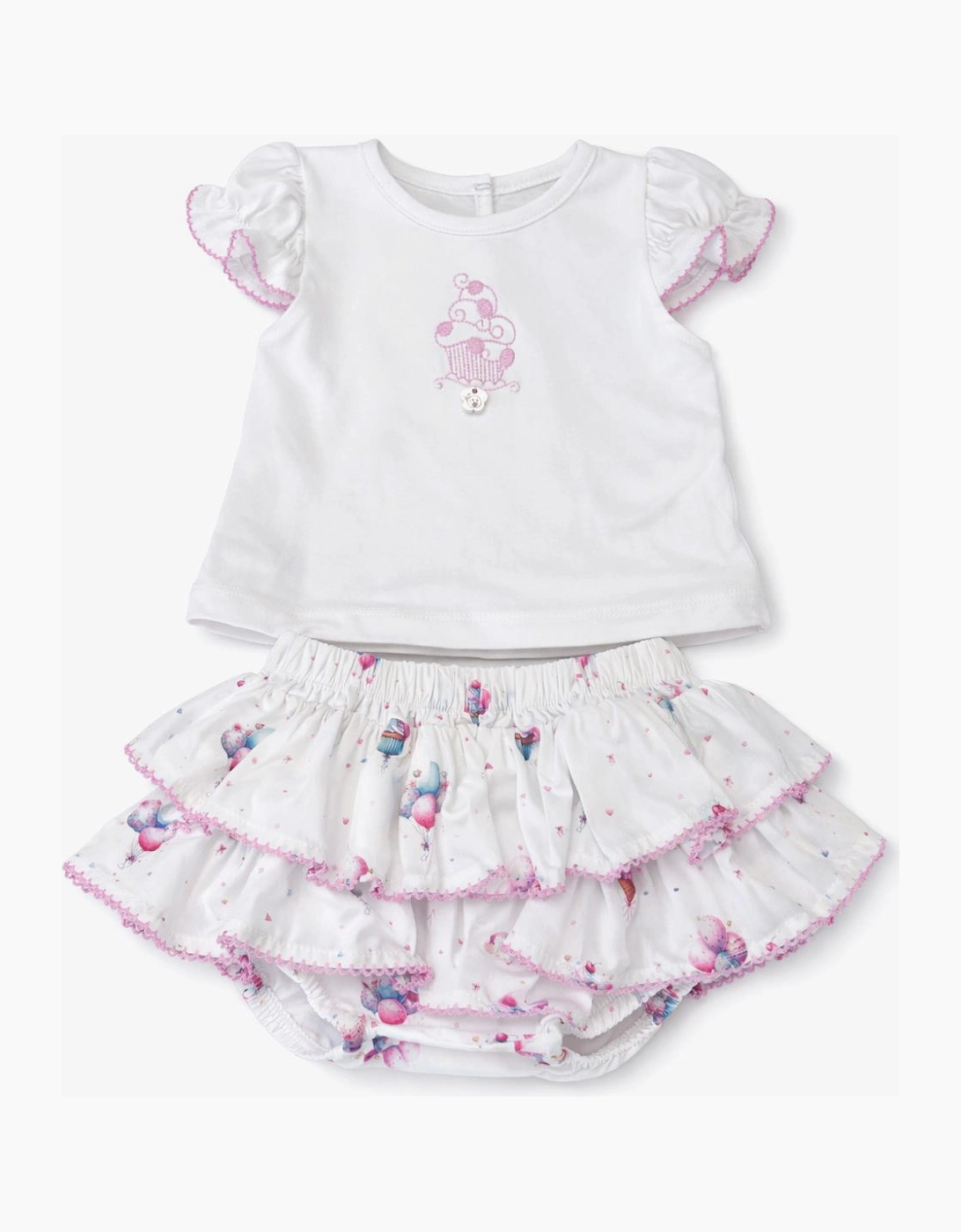 BABY GIRL TODDLER PARTY BLOOMERS SET