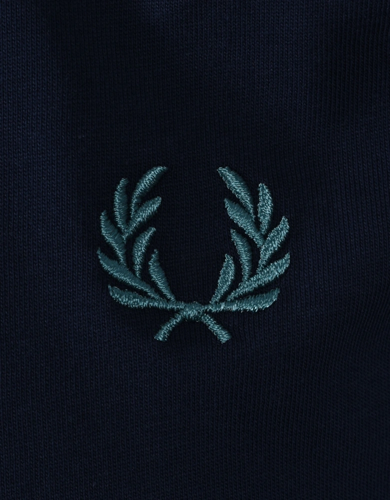 RINGER T-SHIRT TENNIS BLUE