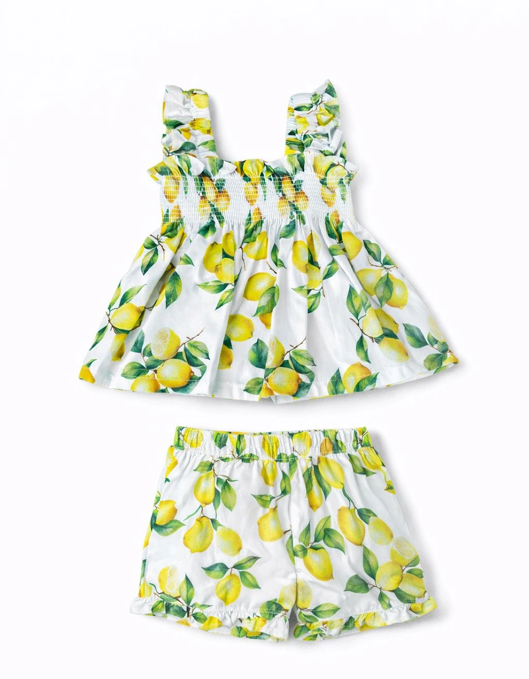 GIRLS SORRENTO LEMONS SHORTS SET