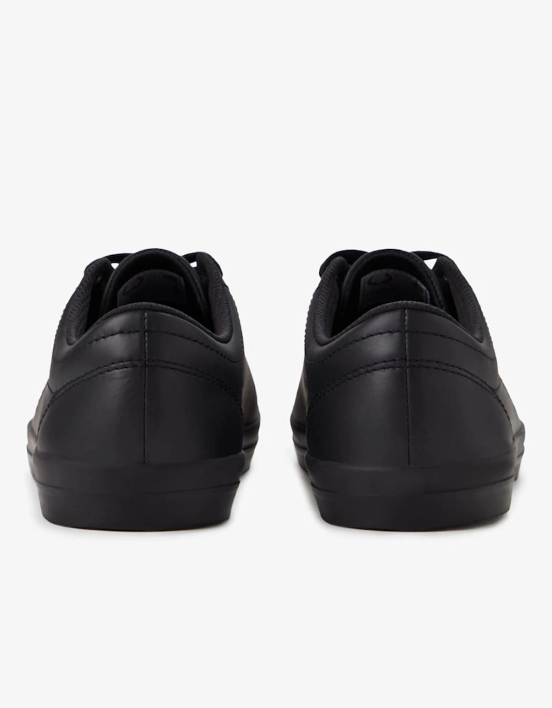 Baseline Leather Men's Black Trainers