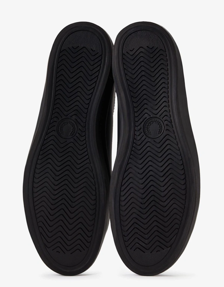 Baseline Leather Men's Black Trainers