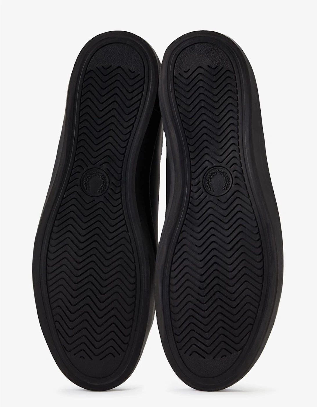 Baseline Leather Men's Black Trainers