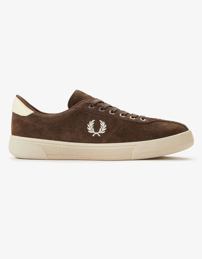 Tennis Shoe Suede Men's Tobacco/Ice Cream Trainers