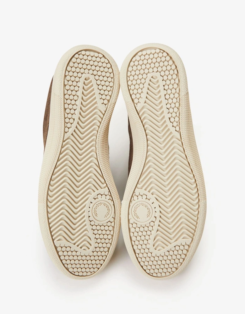 Tennis Shoe Suede Men's Tobacco/Ice Cream Trainers