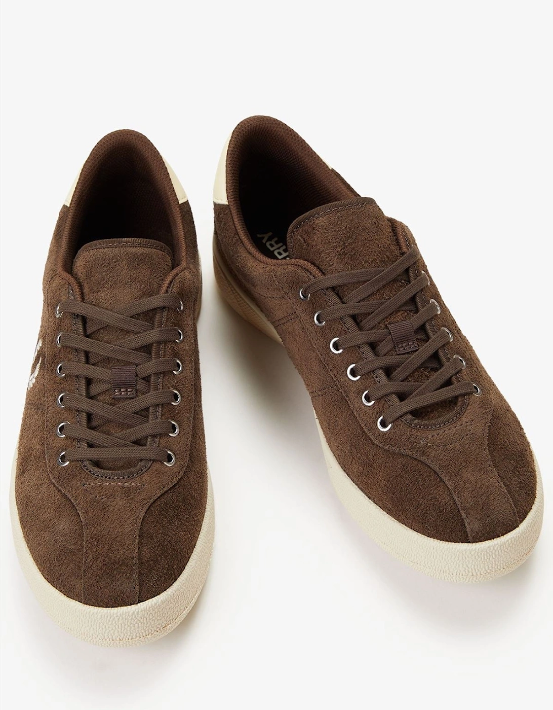 Tennis Shoe Suede Men's Tobacco/Ice Cream Trainers