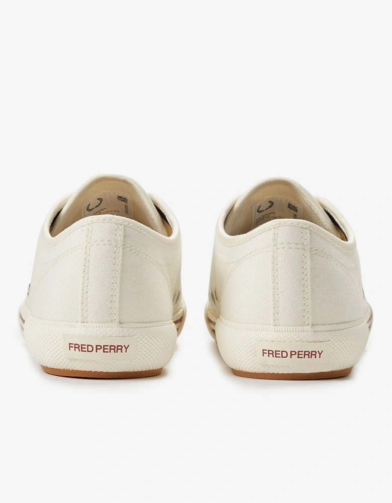 B708 Vintage Tennis Canvas Men's White Trainers