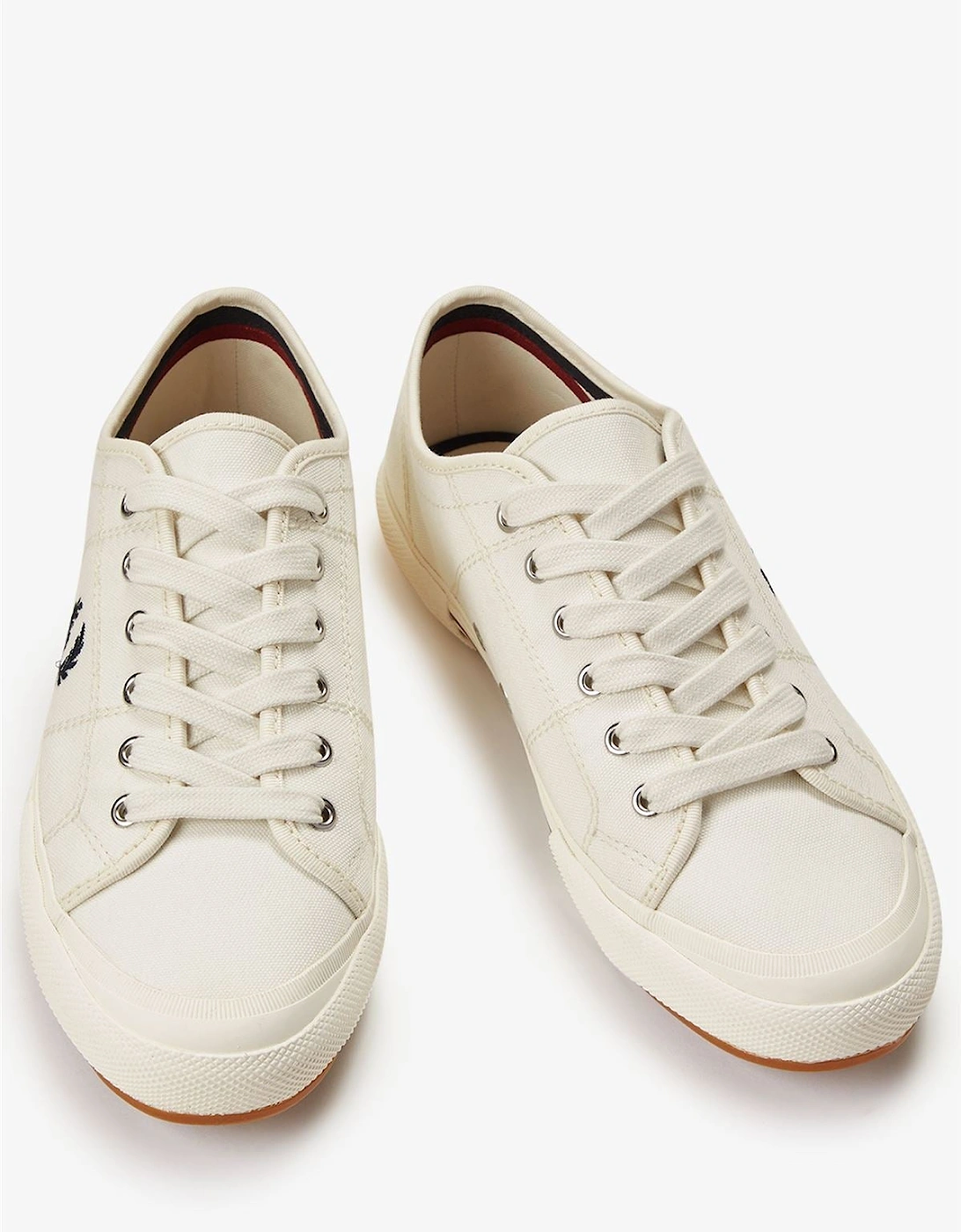 B708 Vintage Tennis Canvas Men's White Trainers
