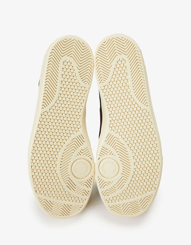 B725 Leather Suede Men's Navy/Ecru/Oxblood Trainers