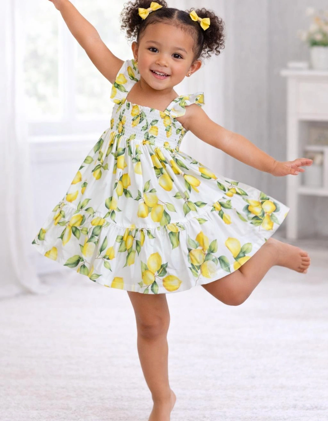 GIRLS SORRENTO LEMONS DRESS, 3 of 2