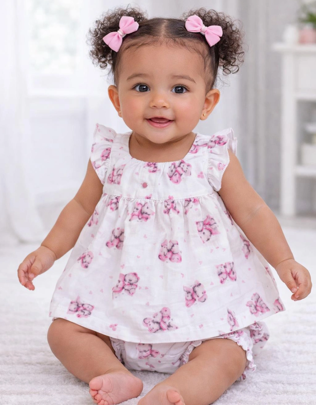 BABY/TODDLER GIRL ELLIE BLOOMER SET, 3 of 2