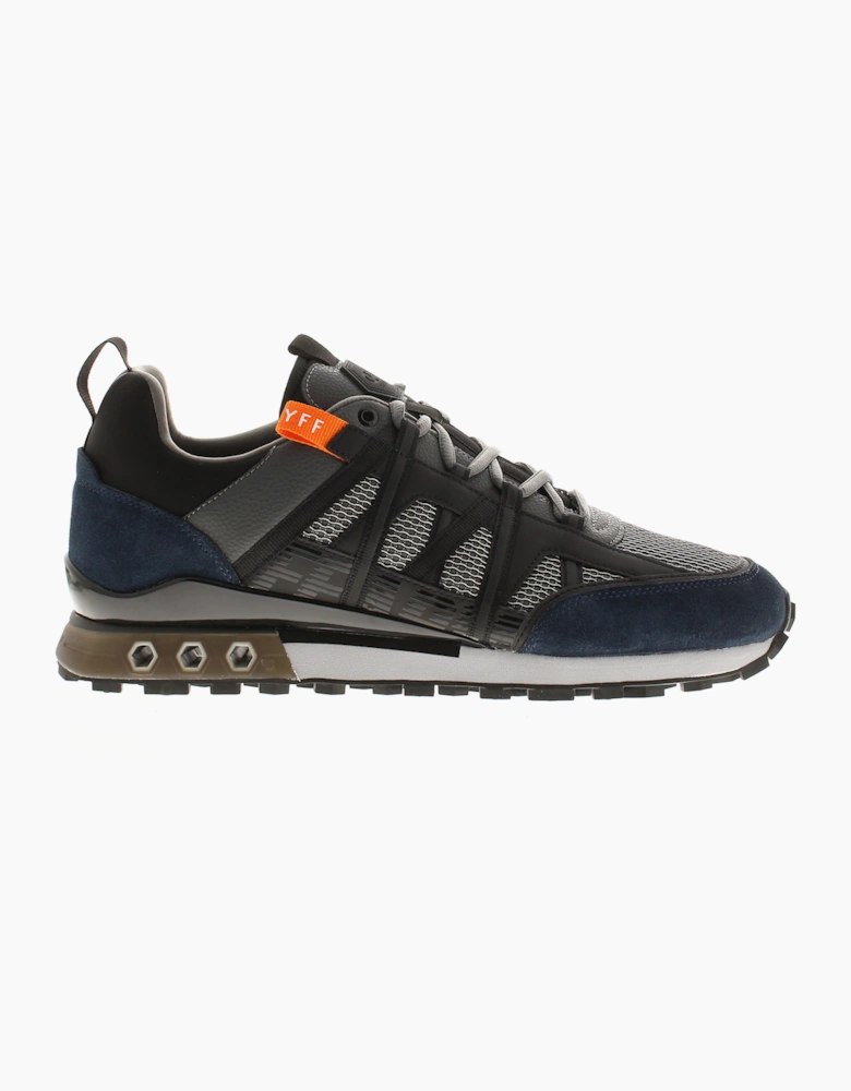 Mens Trainers Fearia Futura Lace Up navy UK Size