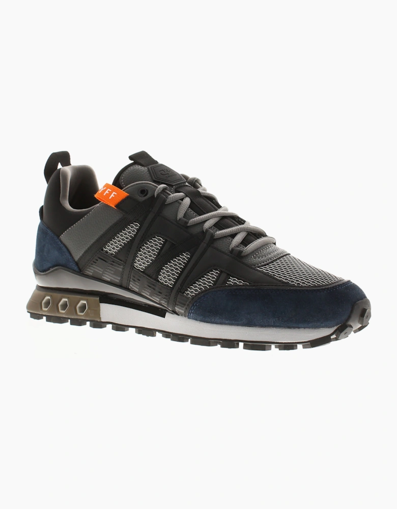 Mens Trainers Fearia Futura Lace Up navy UK Size