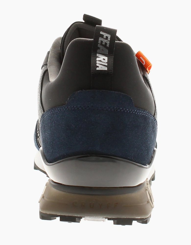 Mens Trainers Fearia Futura Lace Up navy UK Size