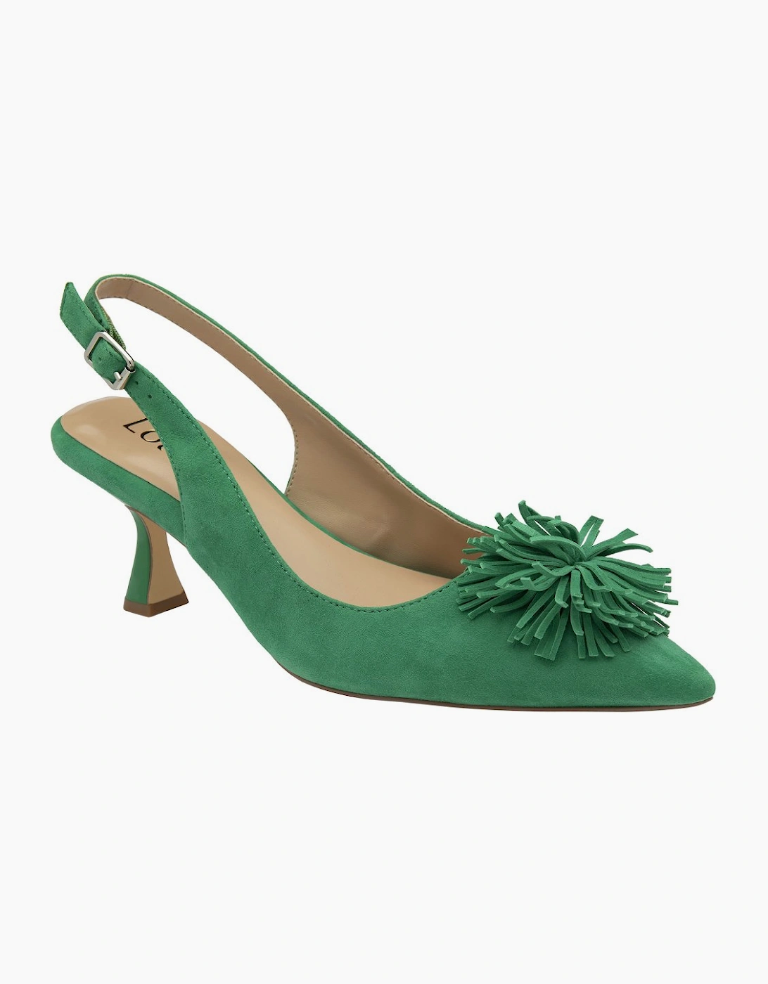 Lotus Women's Green Caterina Court Shoes - Size: 8