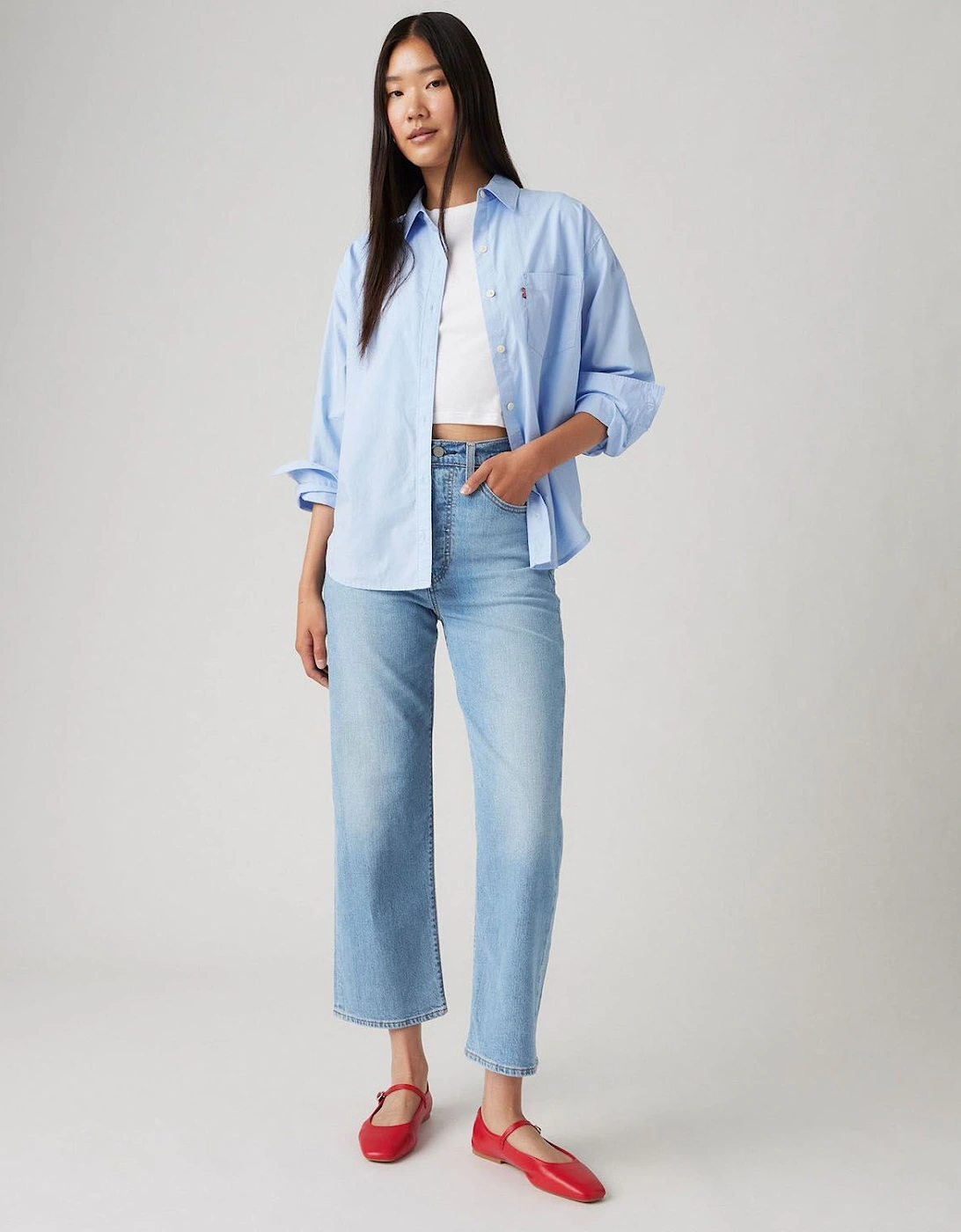 Ribcage Straight Ankle Jeans