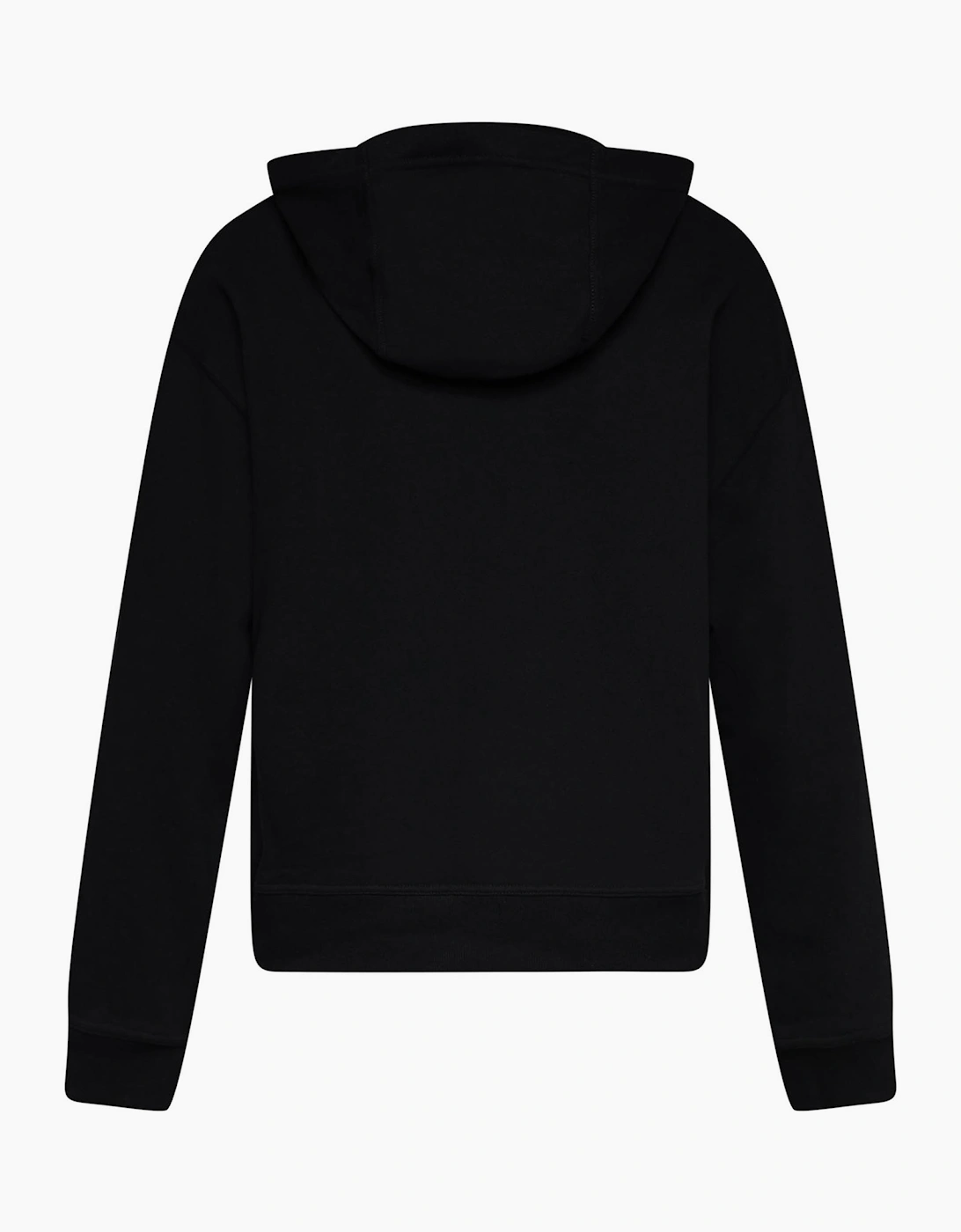 Jeans Satin Applique Chainstitch Logo Hoodie, 3 of 2