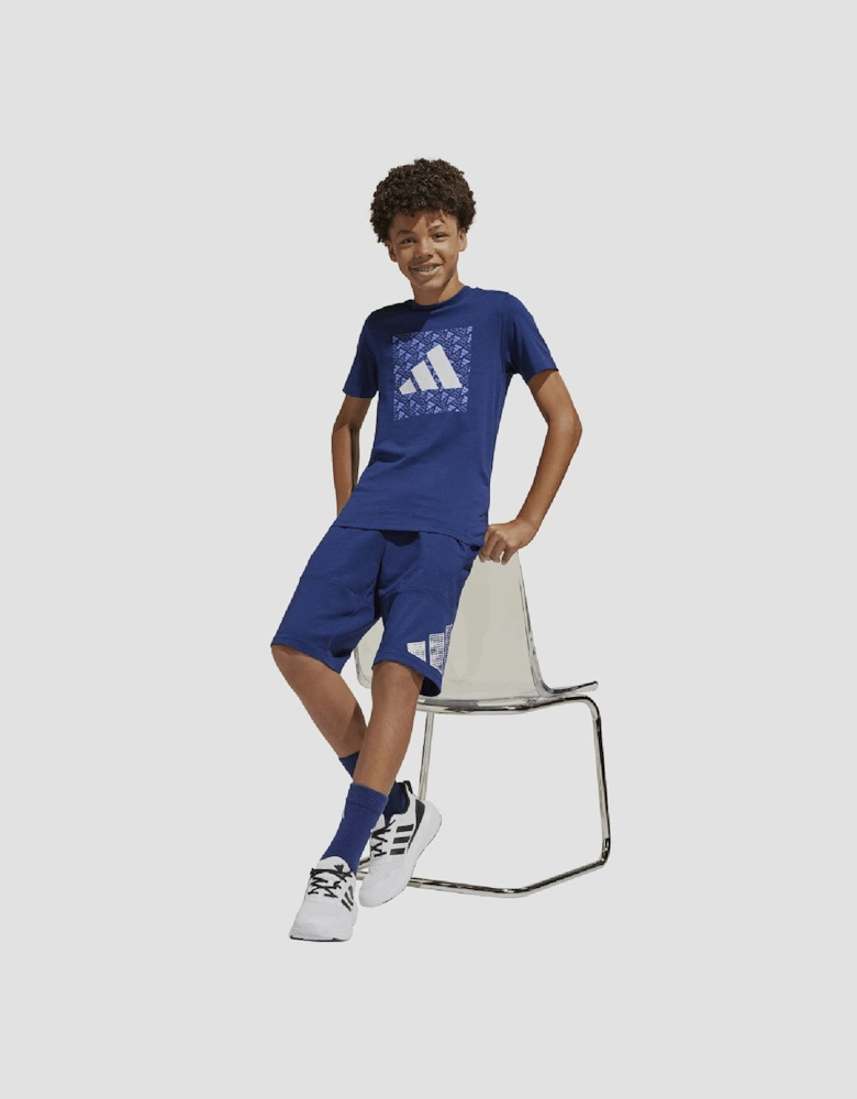 Juniors Monogram Graphic T-Shirt