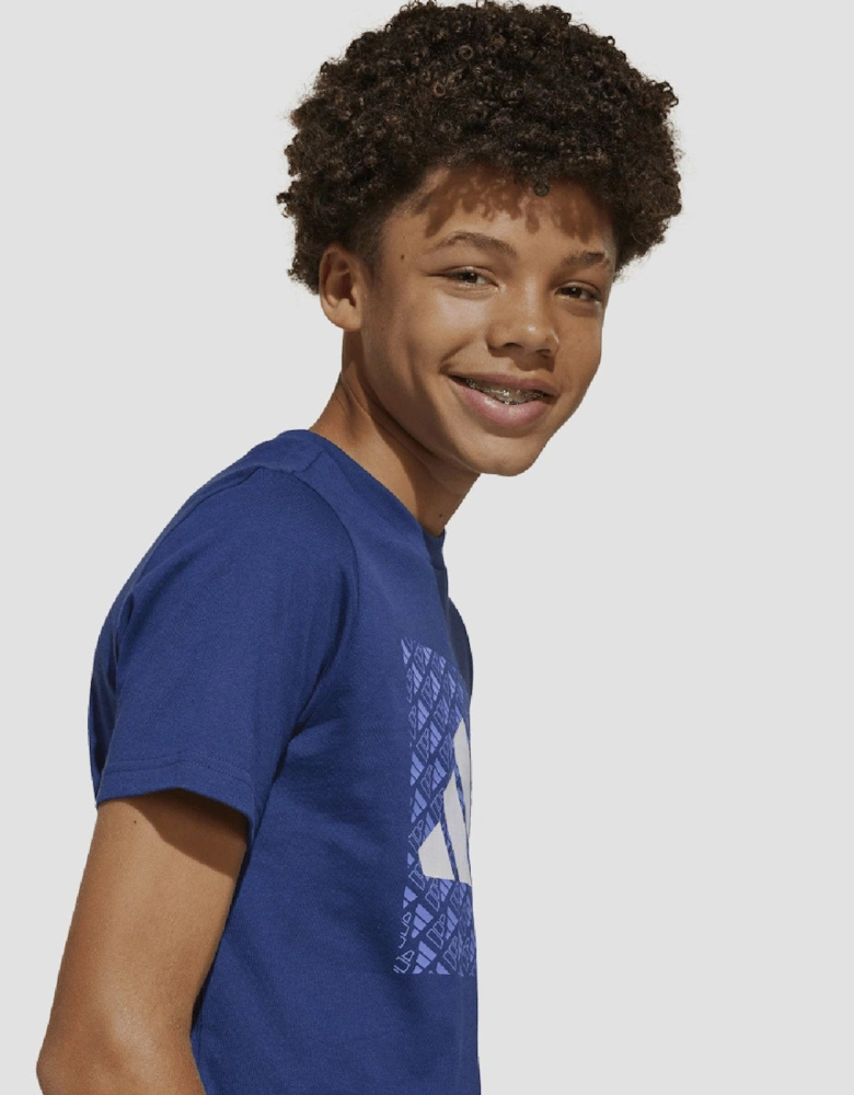 Juniors Monogram Graphic T-Shirt