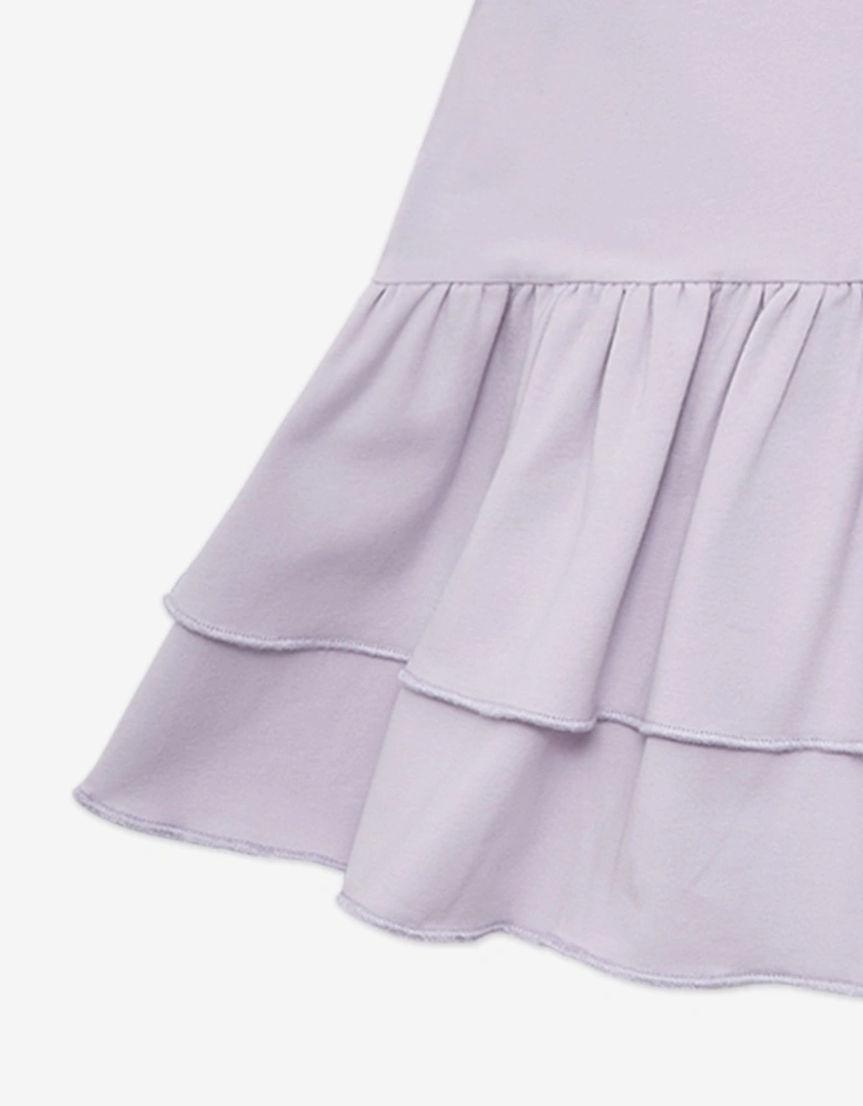 Enfant Baby Girls Logo Jersey Dress in Purple