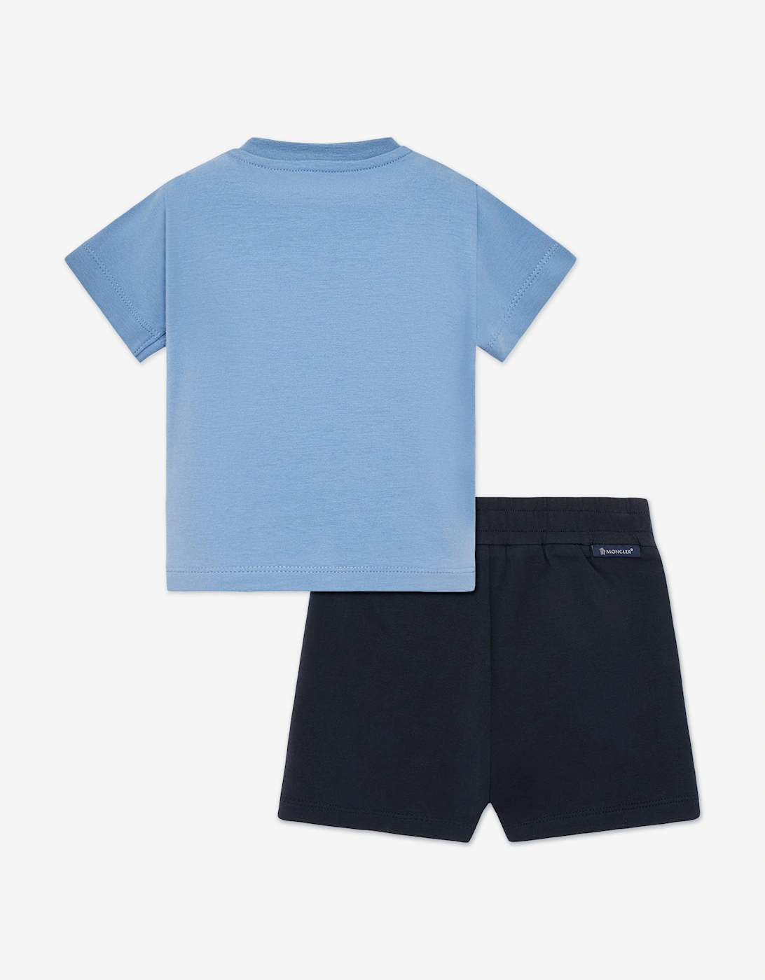 Enfant Baby Boys Logo Short Set in Navy