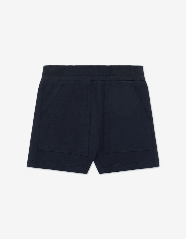Enfant Baby Boys Logo Short Set in Navy