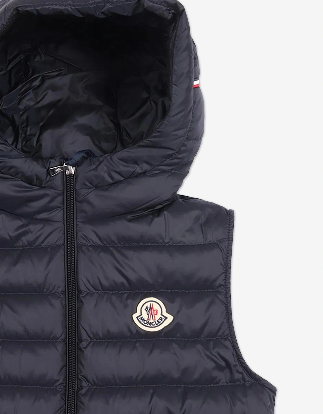 Enfant Boys Down Padded Uzay Gilet in Navy