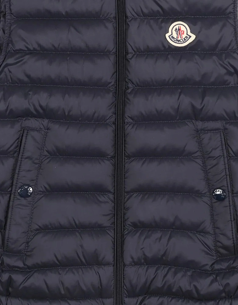 Enfant Boys Down Padded Uzay Gilet in Navy