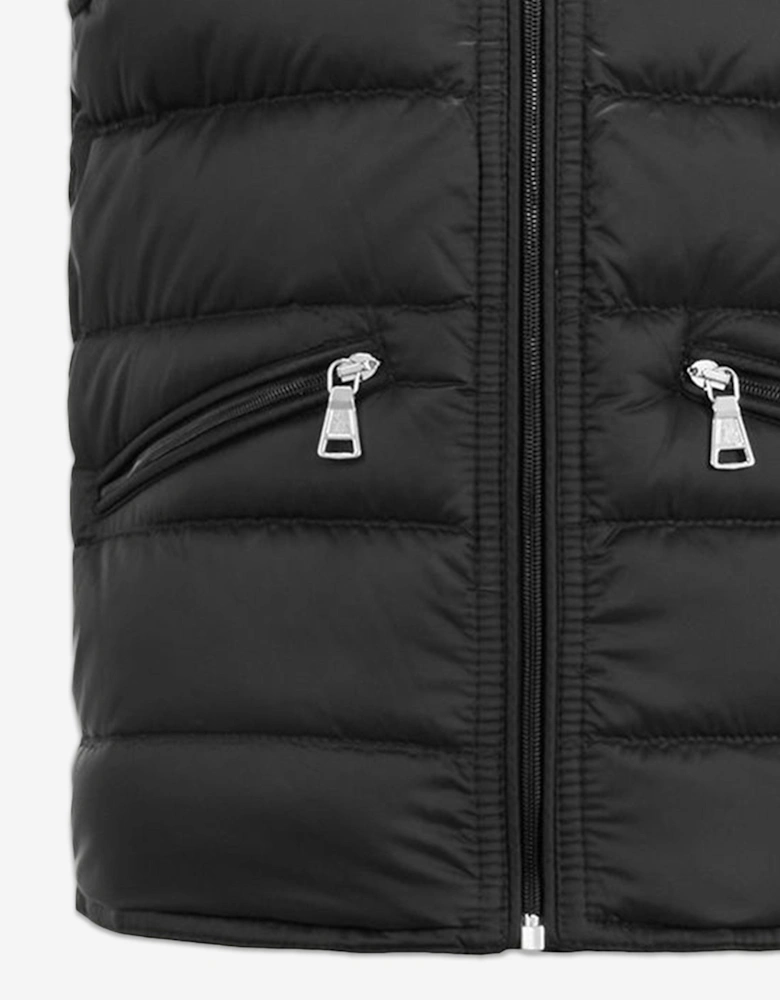 Enfant Boys Down Padded Gui Gilet in Black
