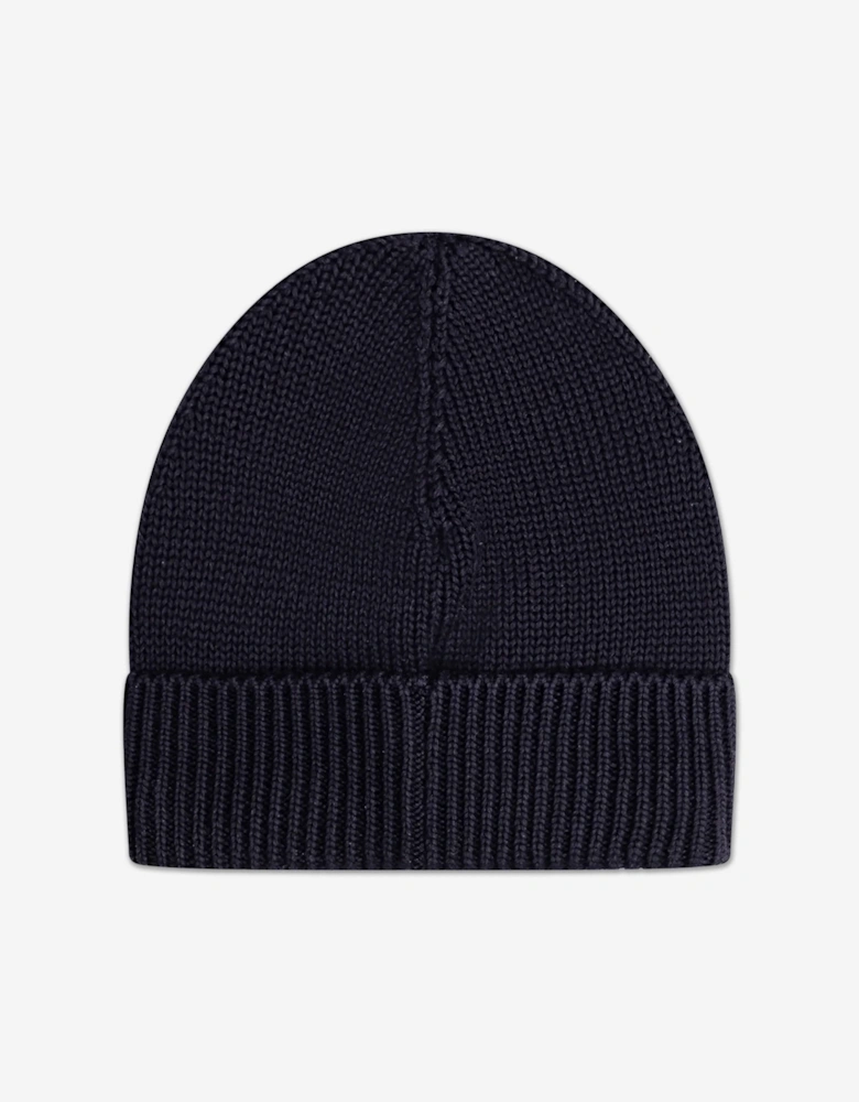 Enfant Baby Logo Beanie Hat in Navy