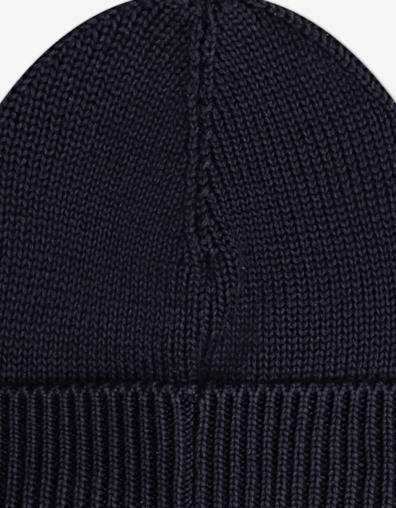 Enfant Baby Logo Beanie Hat in Navy