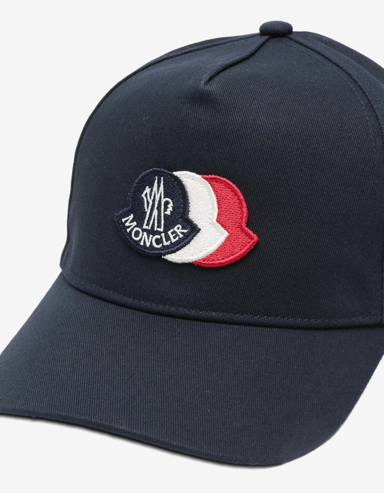 Enfant Boys Cotton Logo Baseball Cap in Navy