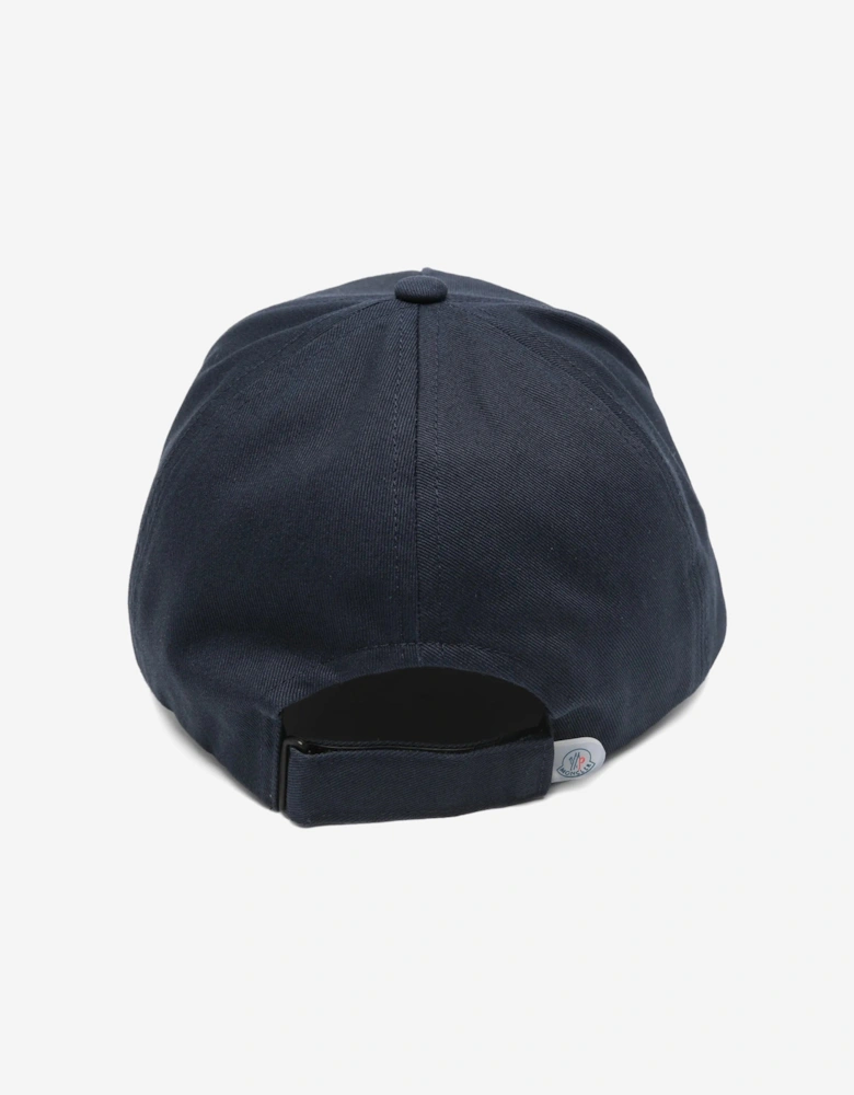 Enfant Boys Cotton Logo Baseball Cap in Navy
