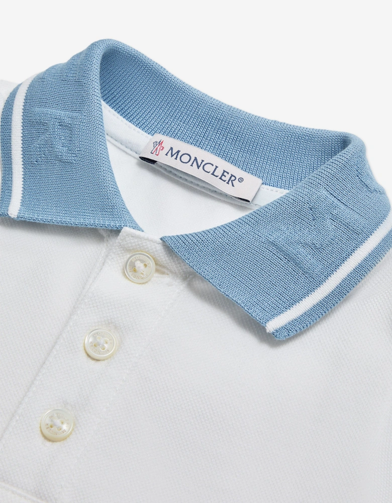 Enfant Baby Boys Polo Shirt in White